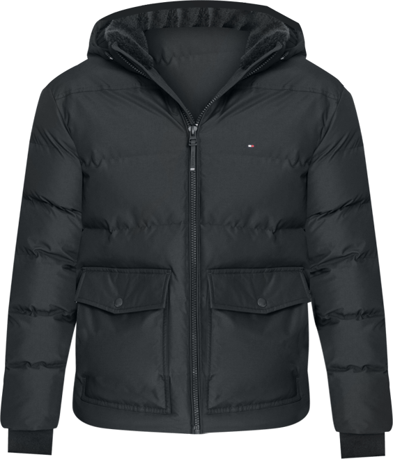 Men's Two Pocket Hooded Puffer Jacket