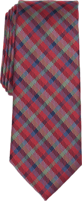 Men's Cavendish Plaid Tie, Macy's Exclusive