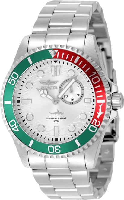 Men's 49276 Pro Diver Quartz Multifunction Silver Dial Watch