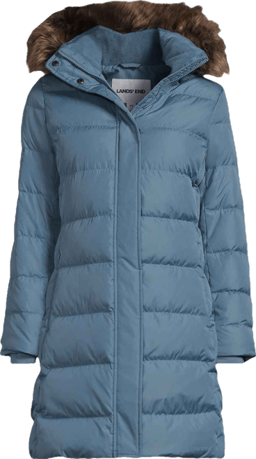 Lands' End Women's Max 600 Down Puffer Coat Macy's