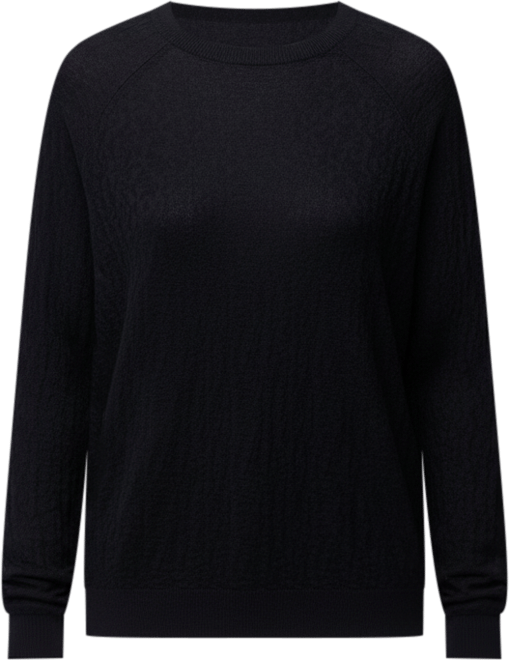 Women's Silk Cashmere Textured Sweater