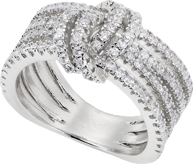 Pave Knotted Multi-Row Band Ring, Macy's Exclusive