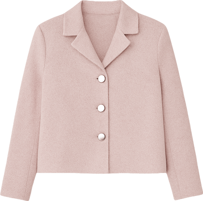 Cropped Floater Pink Jacket