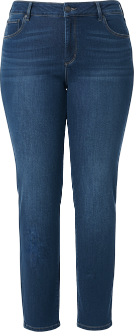Plus Size Tummy Sculpt Straight Jeans