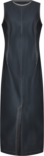 Women's Rhinestone Applique Sleeveless Dress