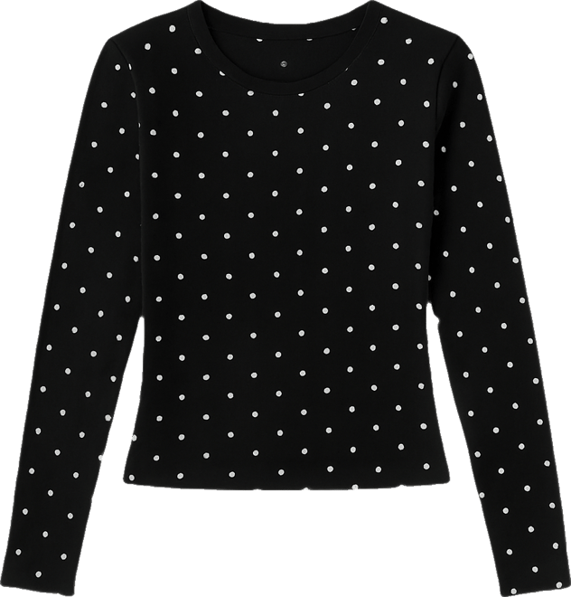 Women's Daliya Polka Dot Long Sleeve Top
