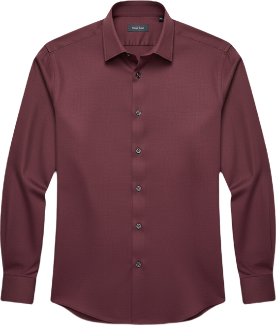 Calvin Klein Steel+ Stretch, Slim Fit Dress Shirt | Belk