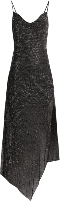 Alice and Olivia Harmony Embellished Draped Midi Dress | Bloomingdale's  Women