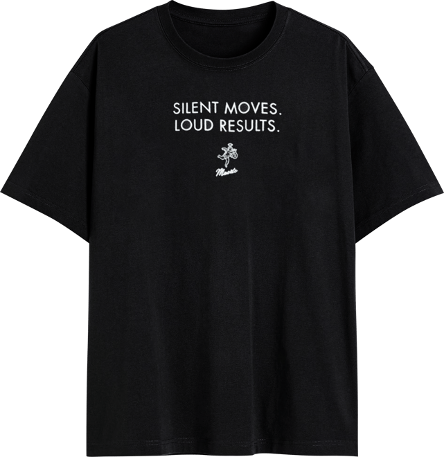 Shop Hasta Muerte QT Silent Moves Loud Results Tee HM