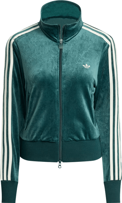 Shop adidas Liberty London Debossed Velvet Firebird Track Top