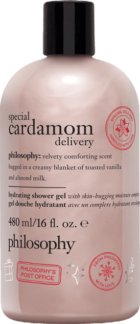 Special Cardamom Delivery Hydrating Shower Gel, Bubble Bath, & Shampoo, 16 oz.