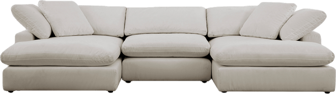 Fog 3-Pc. Fabric Chaise Sectional Sofa Set