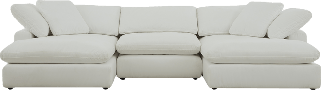 Fog 3-Pc. Fabric Chaise Sectional Sofa Set