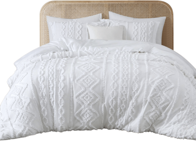 Aluma Geometric 3-Pc. Comforter Set, Full