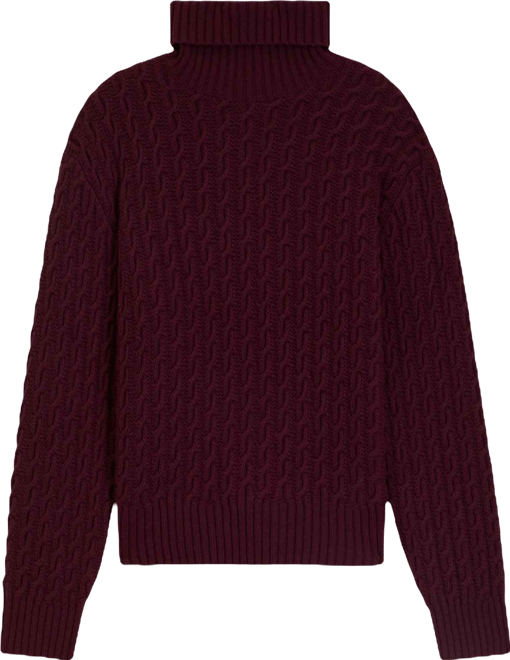 Men's Beckham x Boss Wool Cashmere Cable-Knit Sweater