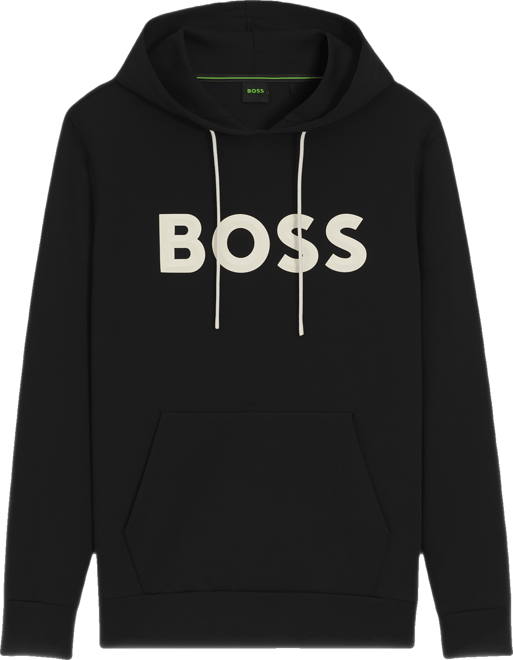 Boss by  Men's Cotton-Blend Logo Hoodie