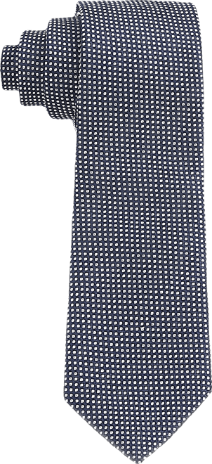 Men's Classic Pin Grid Pattern Tie