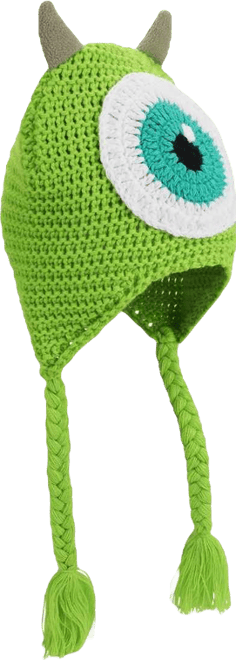 Men's Mike Wazowski Face With Fleece Horns Laplander