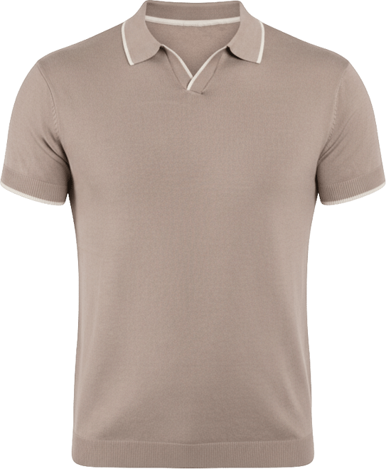 Men's Collar V-Neck Polo Sweater