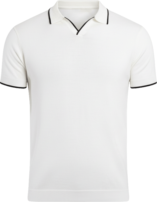 Men's Collar V-Neck Polo Sweater