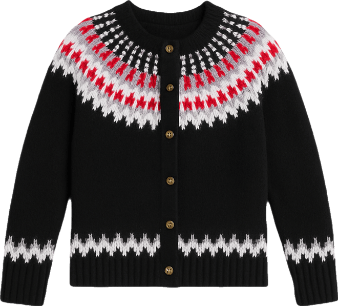 Plus Size Fair Isle Button-Front Cardigan, Macy's Exclusive