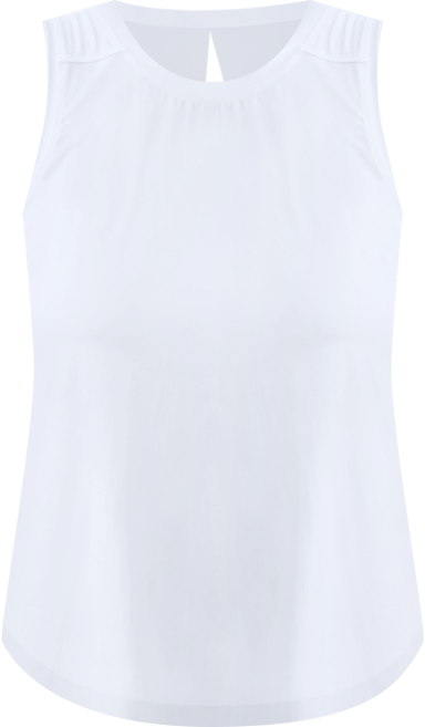 Women's Crewneck Back-Slit Knit Tank Top, Macy's Exclusive