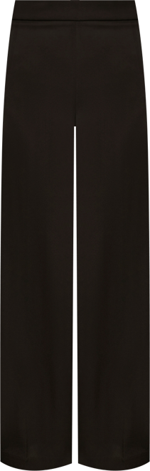 Petite High-Rise Charmeuse Pants