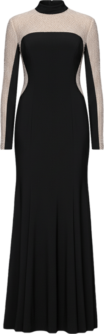 Women's Mock Neck Maxi Dress