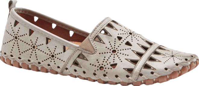 Fusaro Laser-Cut Leather Loafers with Removable Insole