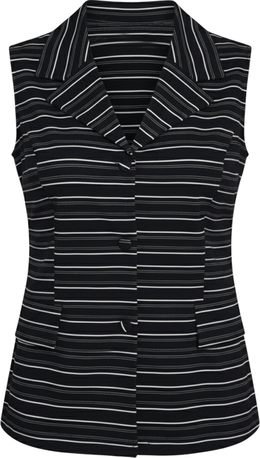 Women's V Neck Sleeveless Scuba Vest