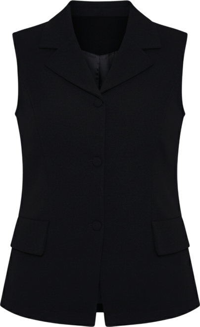 Women's V Neck Sleeveless Scuba Vest