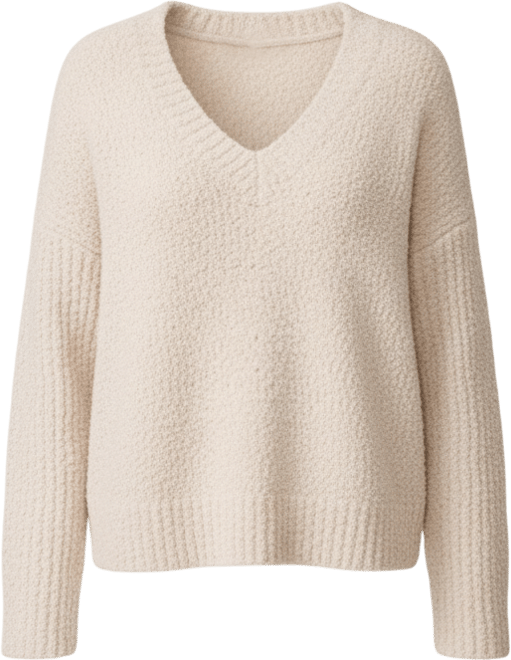 Women's Cozy Luxe Lounge V-Neck Sweater