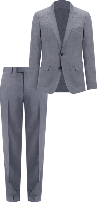 Men's Modern-Fit Vested Nested Suit