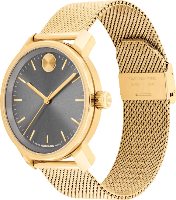 Men's Bold Access Swiss Quartz Gold Steel Watch, 41mm
