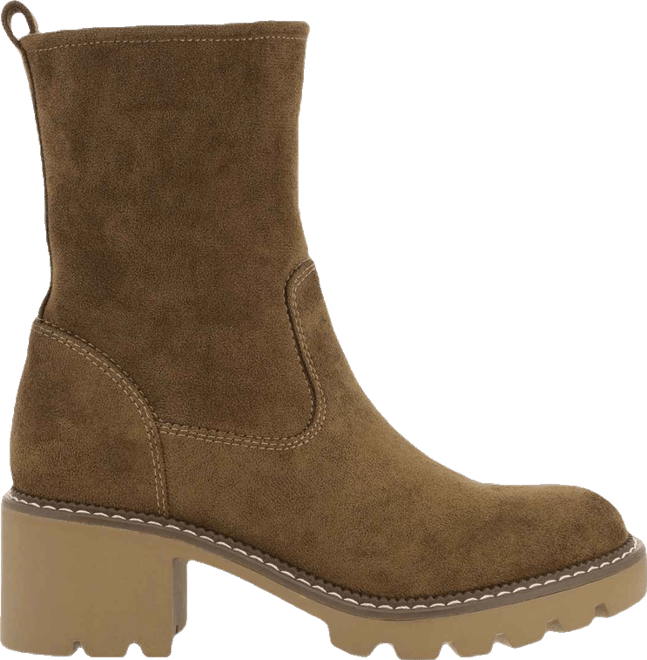 Women's Pallmer Stacked Heel Lug Sole Ankle Booties