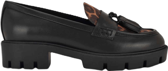 Womens Marela Tassel Lug Sole Loafers