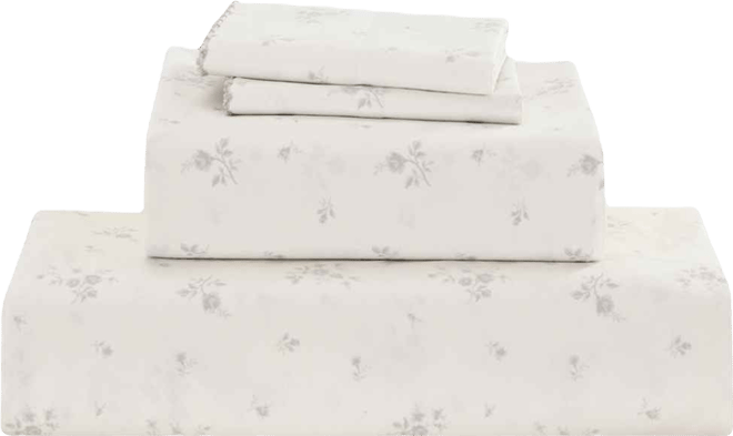 Sunham Callie Floral 200-Thread Count 4-Pc. Sheet Set, Queen
