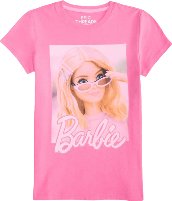 Epic Threads Girls 5-18 Barbie Print Short-Sleeves T-Shirt, Macy's Exclusive