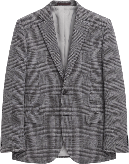 Men's Modern-Fit Wine Window Tweed Sport Coat