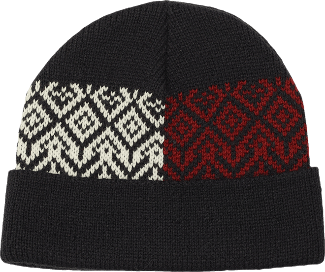 Men's Bird's Eye Fair Isle Cuff Hat