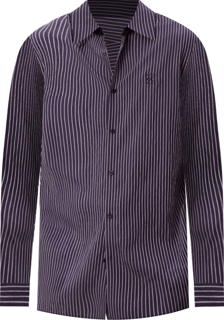 Men's Thin Striped Long Sleeves Easy Shirt