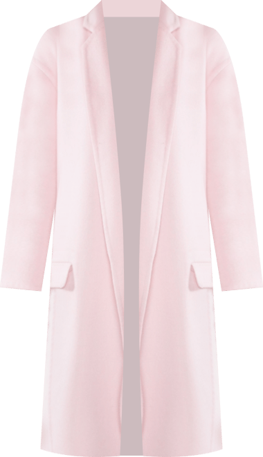 Women's Cashmere Wool Double-faced Lapel Overcoat