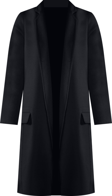 Women's Cashmere Wool Double-faced Lapel Overcoat