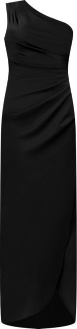 Women's Asymmetric One-Shoulder Satin Gown