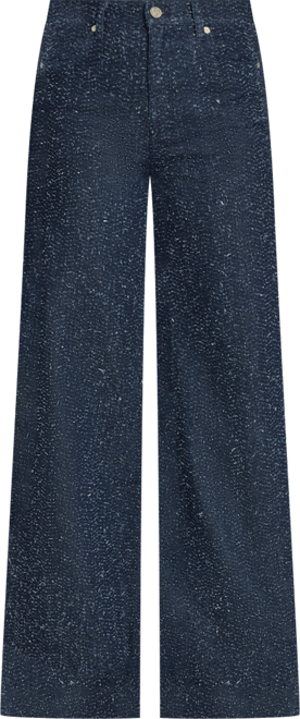 Women's Textured Wide-Leg Jeans