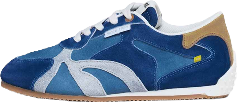 Women's Retro leather sneaker