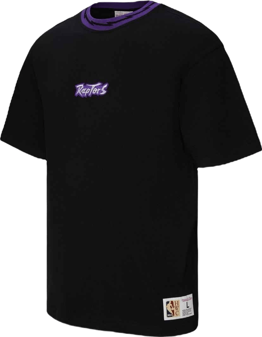 Men's and Women's Black Toronto Raptors Playmaker Logo T-Shirt