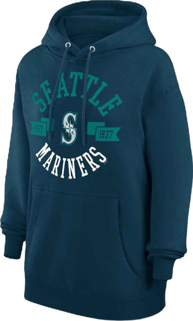 Women's Navy Seattle Mariners City Graphic Pullover Hoodie