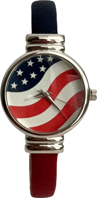 American Flag Bangle Women Watch