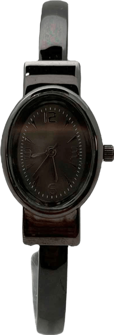 Gunmetal Small and Minimalist Every Day Bangle Women Watch